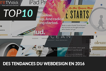 10 TENDANCES DU WEB DESIGN EN 2016